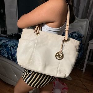 Michael Kors Cream Handbag